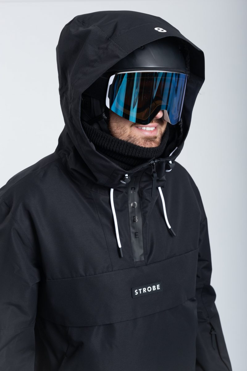 Helmet-fitted double-adjustable hood