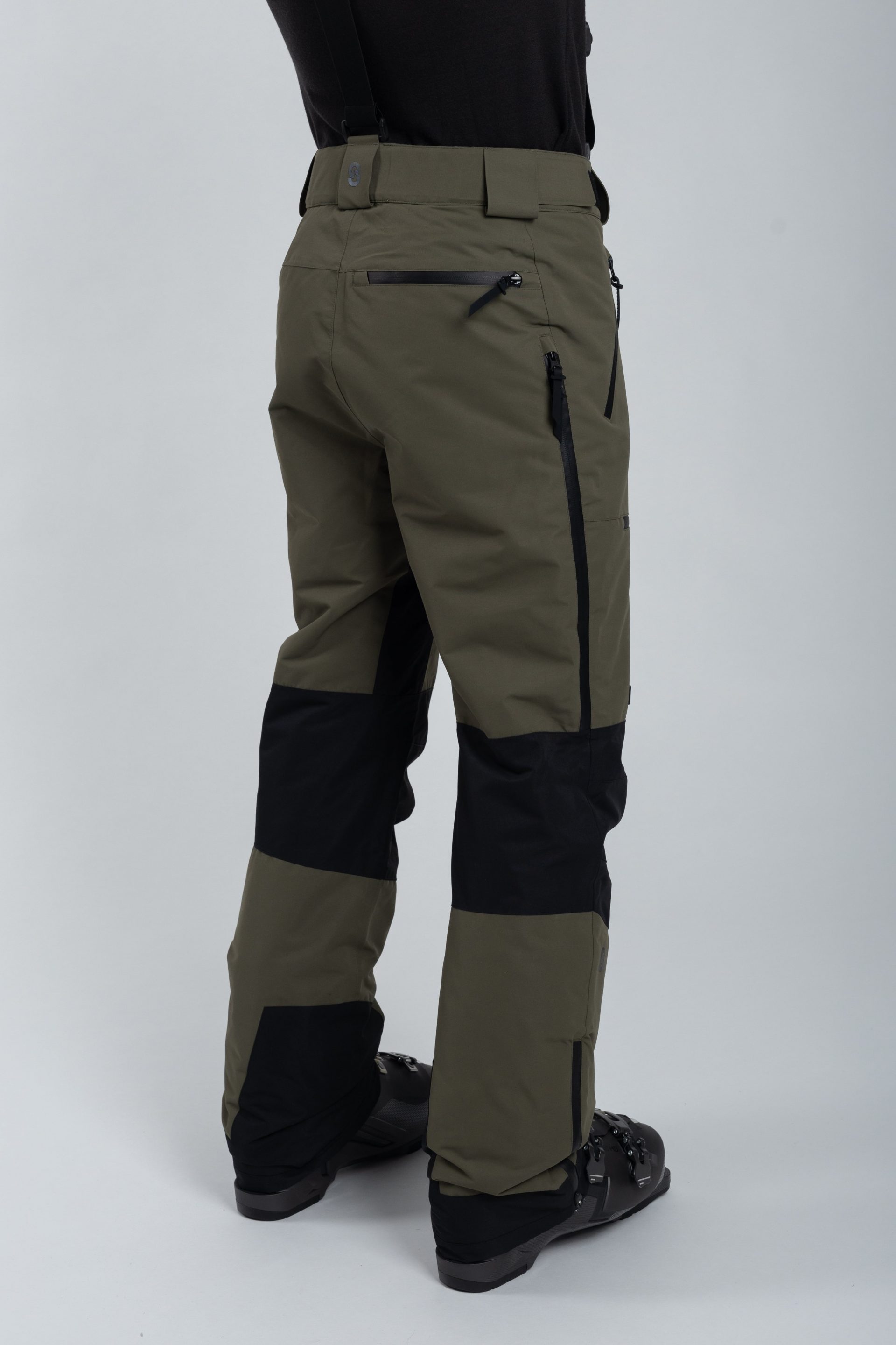 Lynx Ski Pants Olive Green - Men's