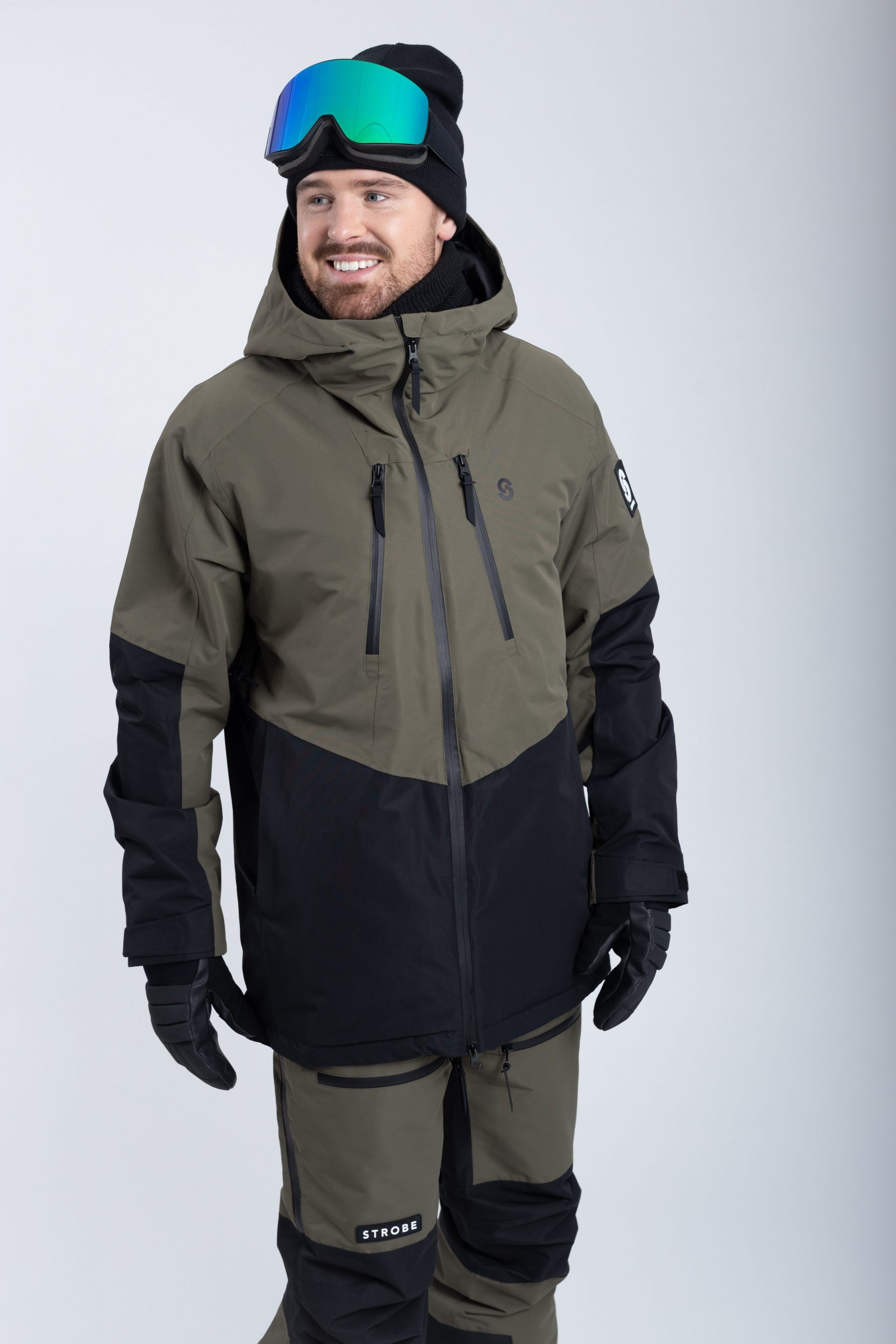 Lynx Ski Jacket Olive Green - Men's