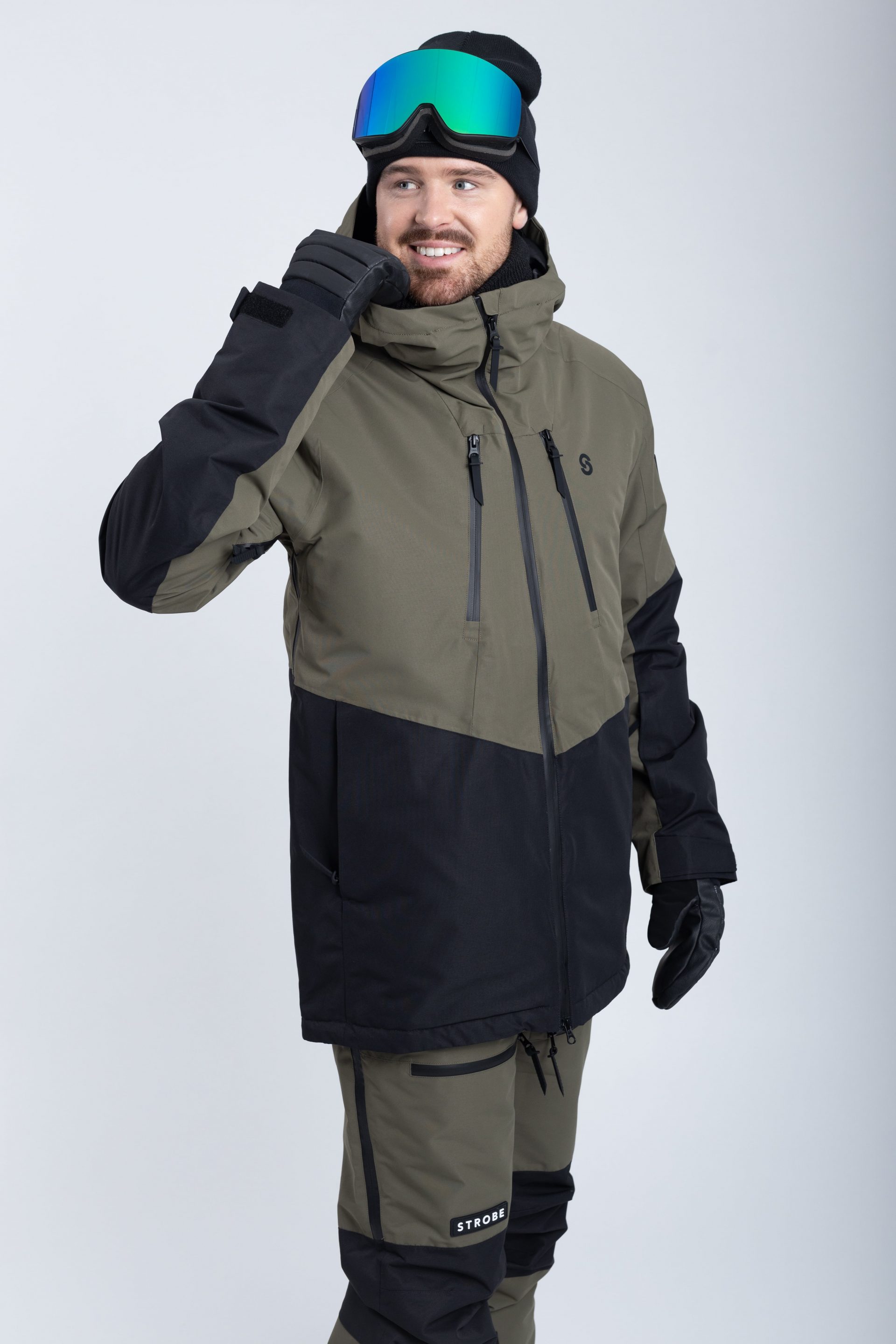 Lynx Ski Jacket Olive Green - Men's