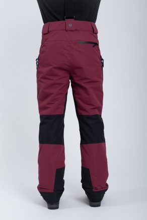 Lynx Ski Pants Burgundy - Men's