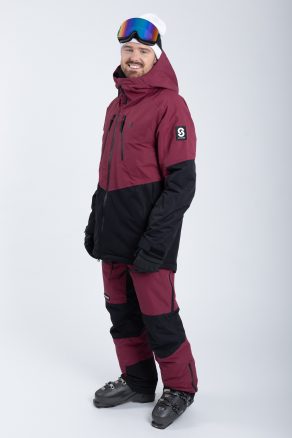 Lynx Ski Jacket Burgundy - Men's