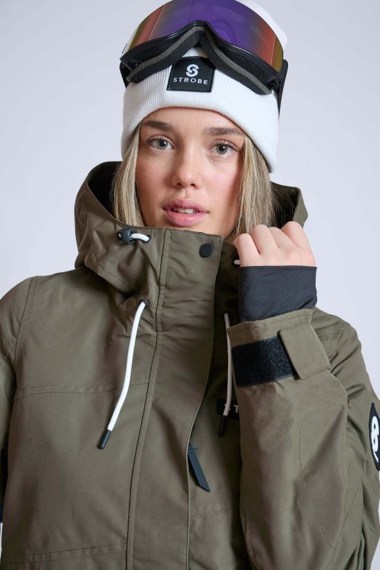 Aura Ski Jacket Olive Green - Women's
