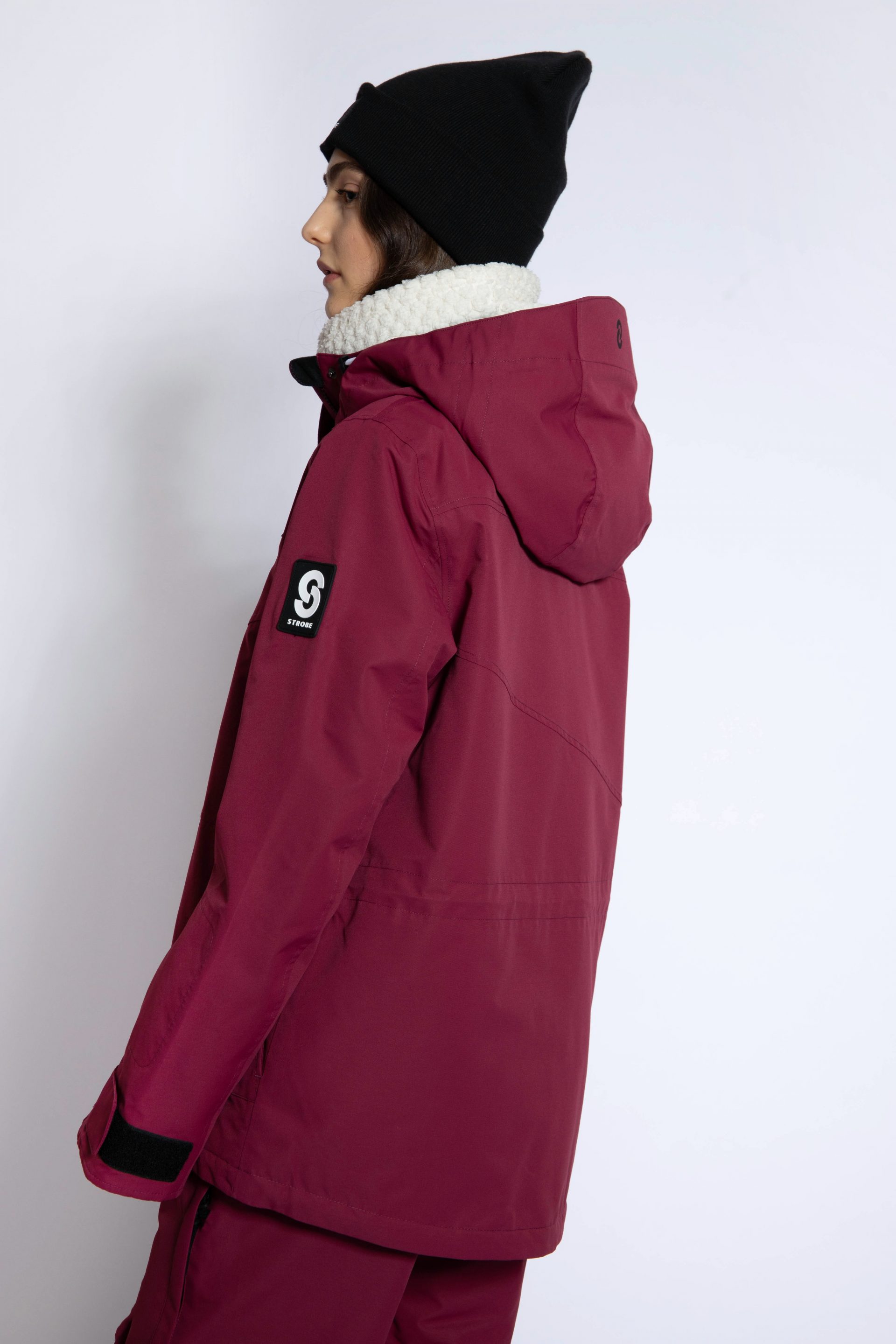 Aura Ski Jacket Burgundy - Women's