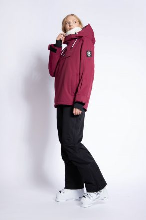 Halo Ski Jacket Burgundy - Women's