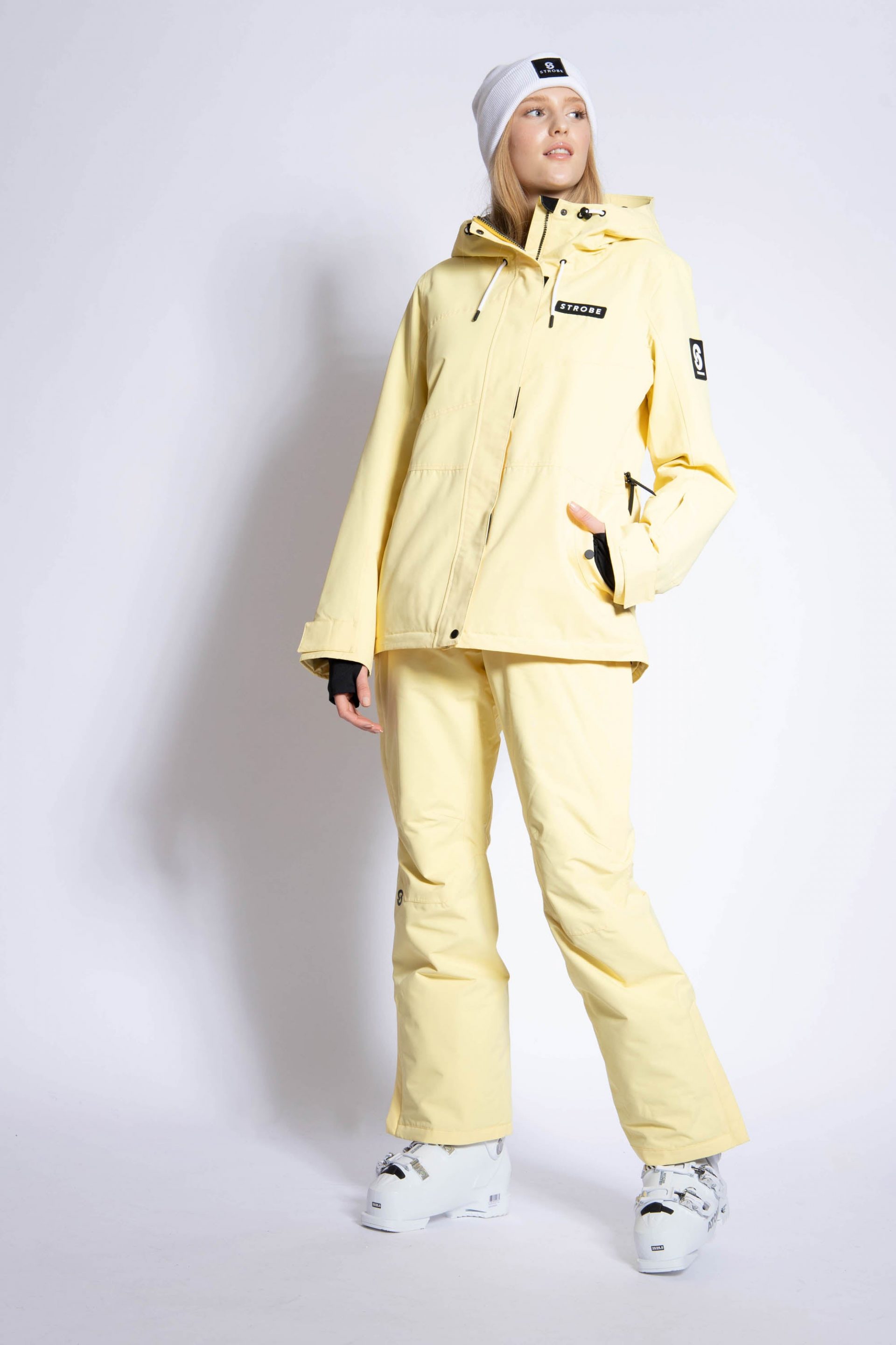 Aura Ski Jacket Lt Yellow - Women's