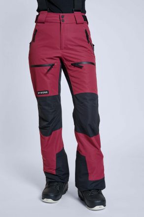 Lynx Ski Pants Burgundy - Women's