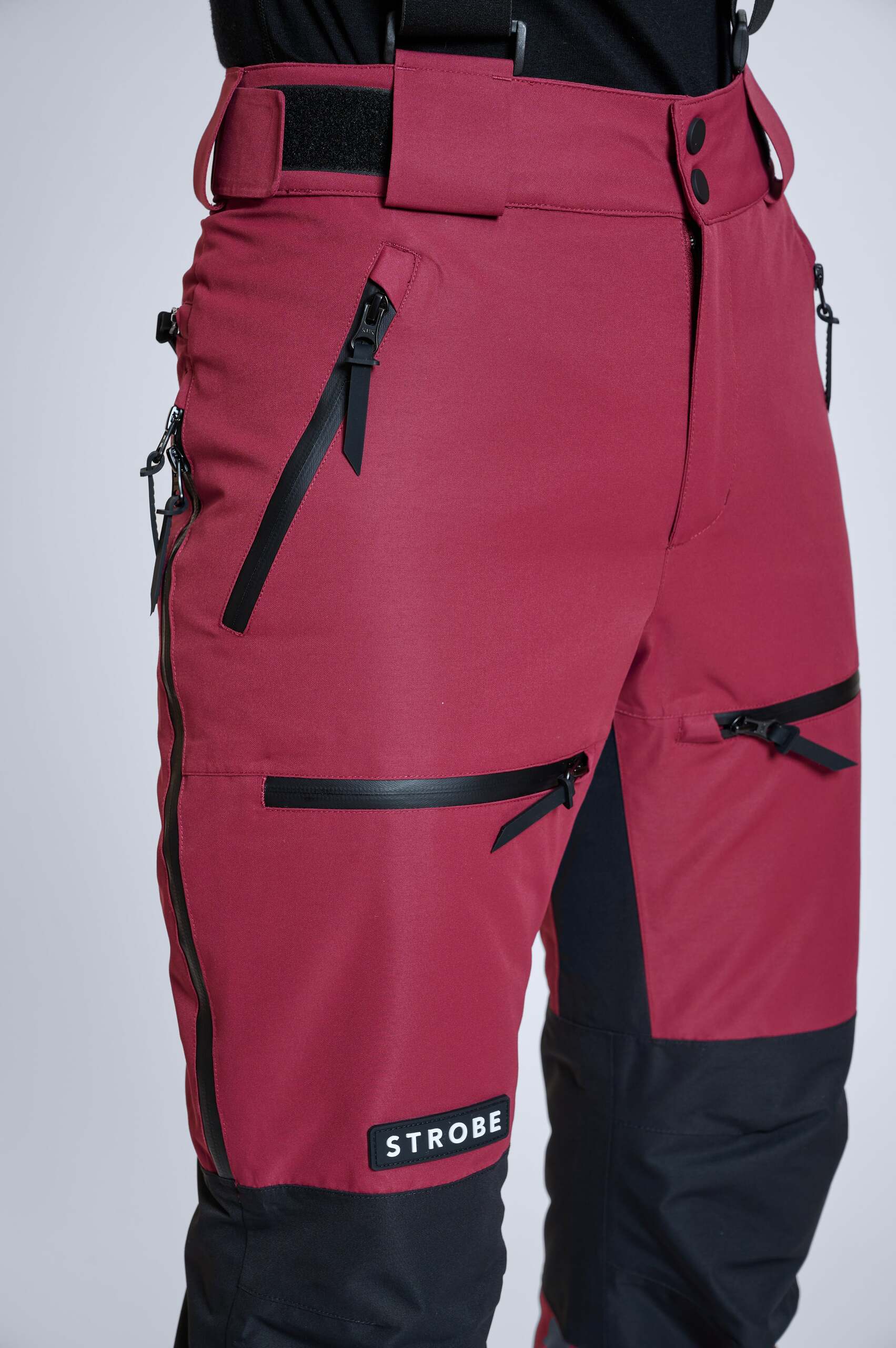 Lynx Ski Pants Burgundy - Women's