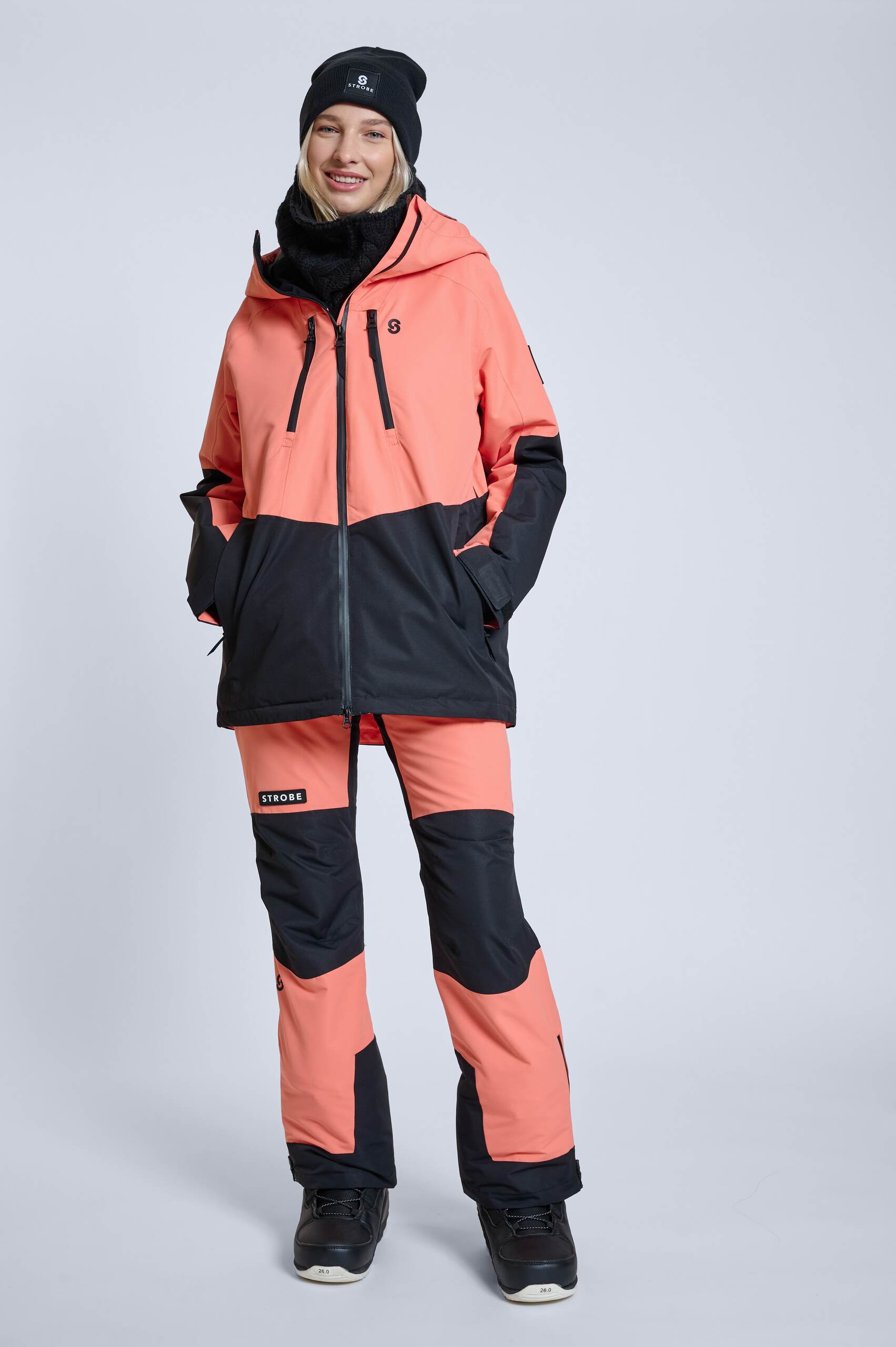 Lynx Ski Jacket Coral - Women's